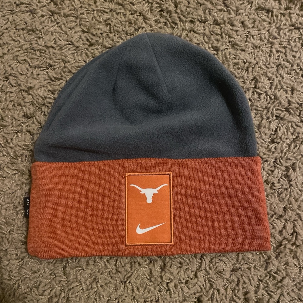 Nike Texas Longhorn Men's Two-Tone Beanie - Black and Brown